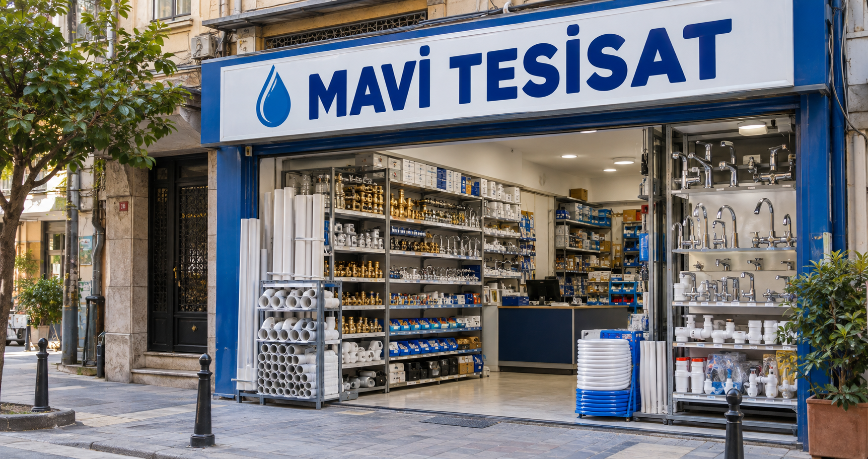 Mavi Tesisat dükkân veya iç mekân fotoğrafı